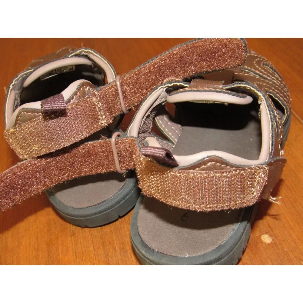 Brown Kids Toddler Size 9M Sandals Shoes